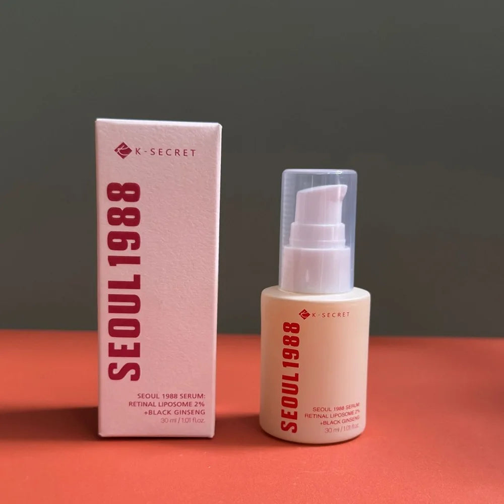 Korean SEOUL 1988 Retinol Face Serum Fade Fine Wrinkle Moisturizing Whitening Remove Spots Shrink Pores Beauty Skin Care