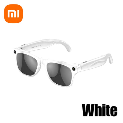 Xiaomi 4K Fashion AI Camera Smart Glasses Waterproof Bluetooth5.3 Call Playing Music Smart Glasses Identify Pictures Use ChatGPT