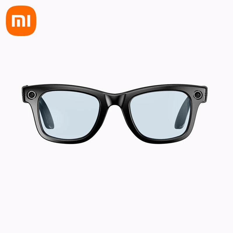 Xiaomi AI Smart Glasses Recording Videos Photo Recognition Answer Translation Large Battery Ip65 Waterproof Bluetooth Glasses