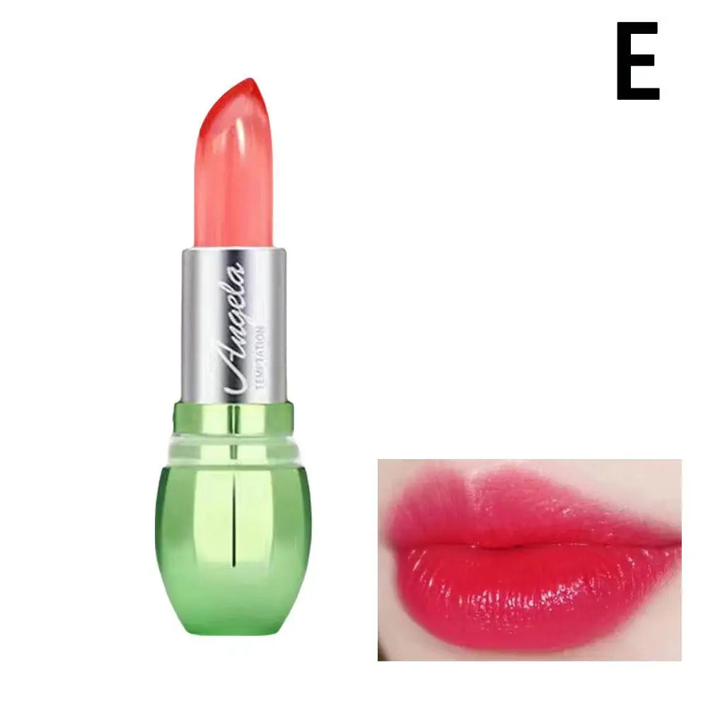Aloe Vera Jelly Color Changing Lipstick Moisturizing Temperature Color Changing Lip Gloss hydrating Crystal Jelly Lipstick