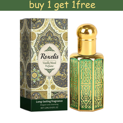 Roxelis Arab Perfume, Vanilla Fragrance, Elegant, Mild, Lasting, Charming, Portable Perfume