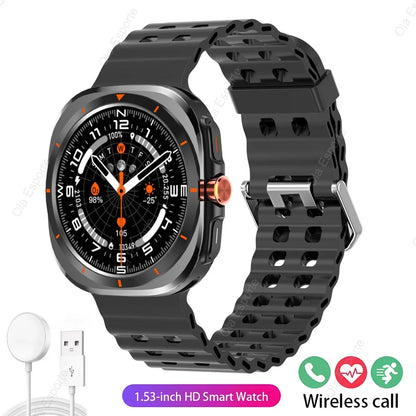 2025 Smart Watch GT7 Ultra HD AMOLED Screen Bluetooth Talk Heart Rate Health Monitoring Men Women Sports Watches For iOS Samsun