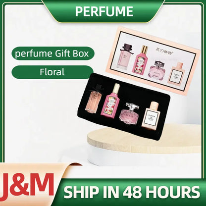 Floral Scent Gift Box 110ml Four Piece Set Women Духи Fragrance Perfume Balminess Pheromone Eau De Parfum Floral Scent Toilette