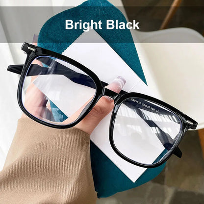 UVLAIK TR90 Large Square Glasses Frame Women Men Fashion Oversized Myopia Eyewear Optical Prescription Eyeglasses Frame