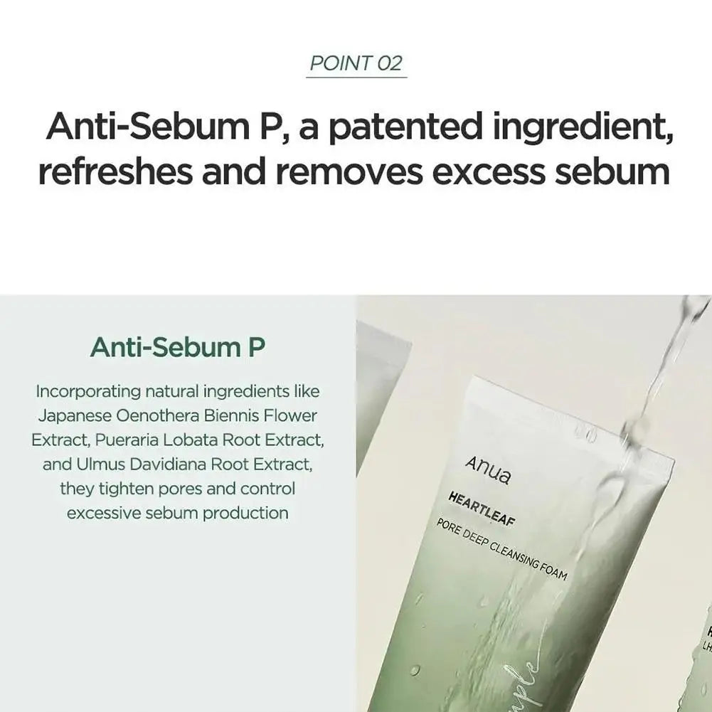 Quercetin Deep Pore Cleaning Foam 150ml Thick Foam Mild Non Irritating Repair Skin and Pores Repair Facial Cleanser