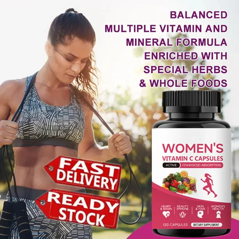 Women's Vitamin and Mineral Multivitamin Supplements,Remove Spots Wrinkle,Anti-Aging,NAD+ Supplement for Skin Hair Joints Health