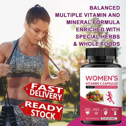 Women's Vitamin and Mineral Multivitamin Supplements,Remove Spots Wrinkle,Anti-Aging,NAD+ Supplement for Skin Hair Joints Health