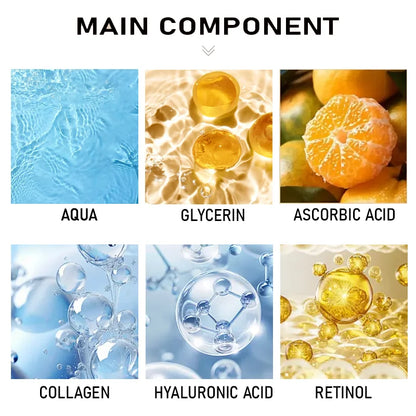 60g Retinol Collagen Day and Night Cream - Moisturizing Cream with Hyaluronic Acid and Vitamin E, Suitable for All Skin Types, Firming, Nourishing, and Giving a Youthful Glow