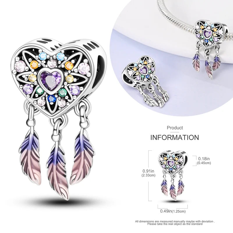 Hot Sale 925 Silver Charms Beads Perfume Animal Butterfly Pendants Fit Original Bracelet DIY Jewelry