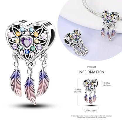 Hot Sale 925 Silver Charms Beads Perfume Animal Butterfly Pendants Fit Original Bracelet DIY Jewelry