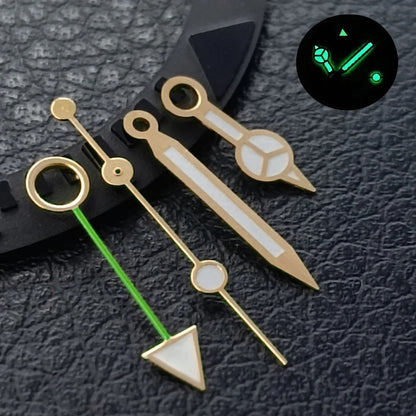 GMT Hands Blue Green/Green Luminous NH34 GMT Watch Hands for NH34 Automatic Movement watch accessories Watch Part For Wristwatch