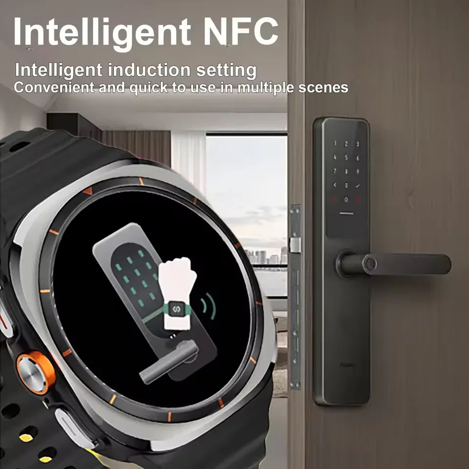 Next Generation U8 Smart Watch Ultimate 4G 5G SIM Card Video Calling GPS Compass WIFI Rotary Camera International 1480mAhBattery