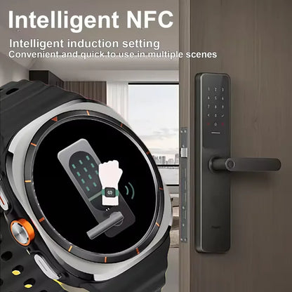 Next Generation U8 Smart Watch Ultimate 4G 5G SIM Card Video Calling GPS Compass WIFI Rotary Camera International 1480mAhBattery