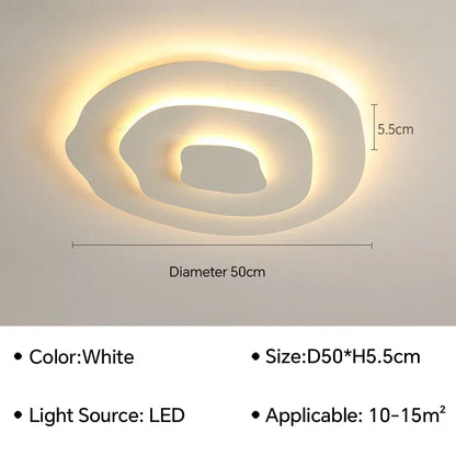 Modern LED Ceiling Lamp for Living Dining Room Study Bedroom Geometry Ceiling Lights Indoor Home Decor Lighting Fixture Luster