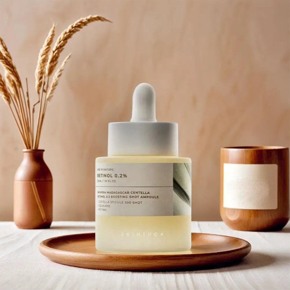 Korean Skin Care SKIN1004 Madagascar Centella New Retinol 0.2 Boosting Shot Ampoule Anti-Wrinkle Booster Face Serum