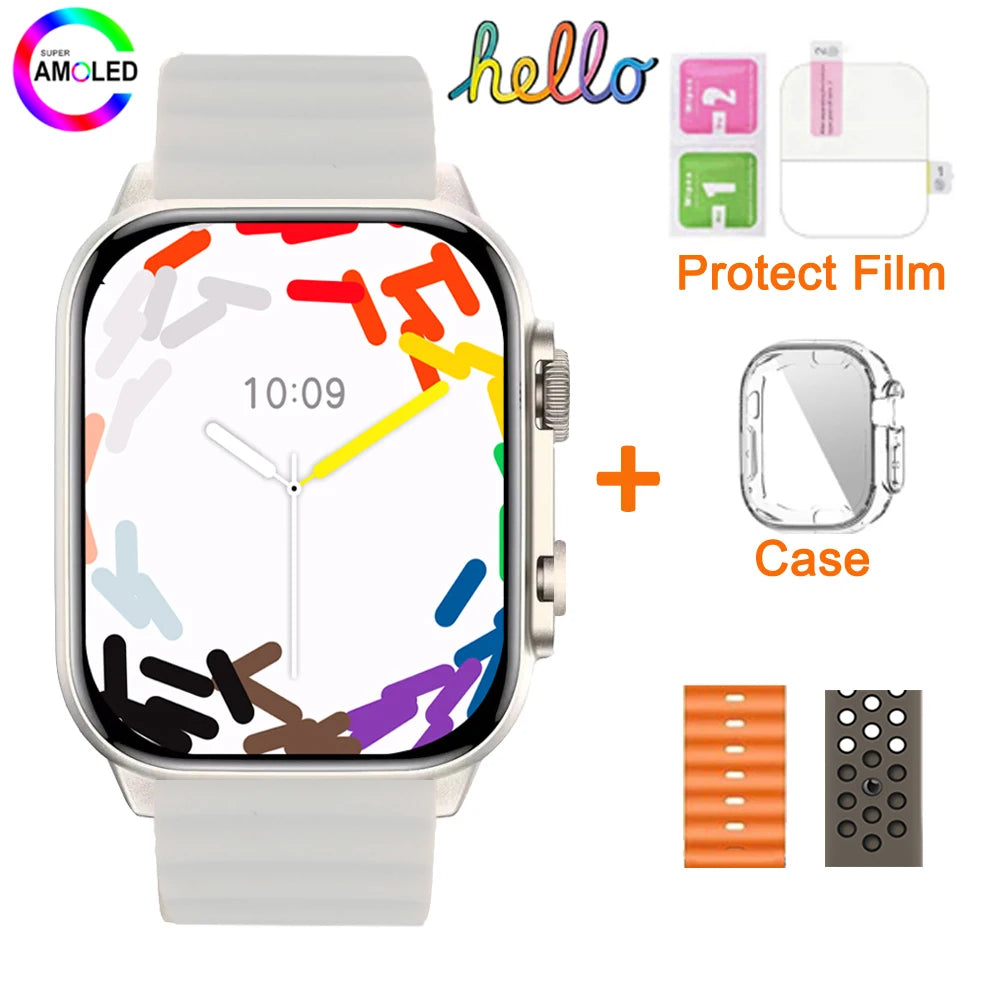 Hello Watch 3 Plus Gen 2 SmartWatch DeepSeek 2025 Original 49mm AMOLED 4G ROM NFC GPT Compass Photo Album Local Music Men Watch