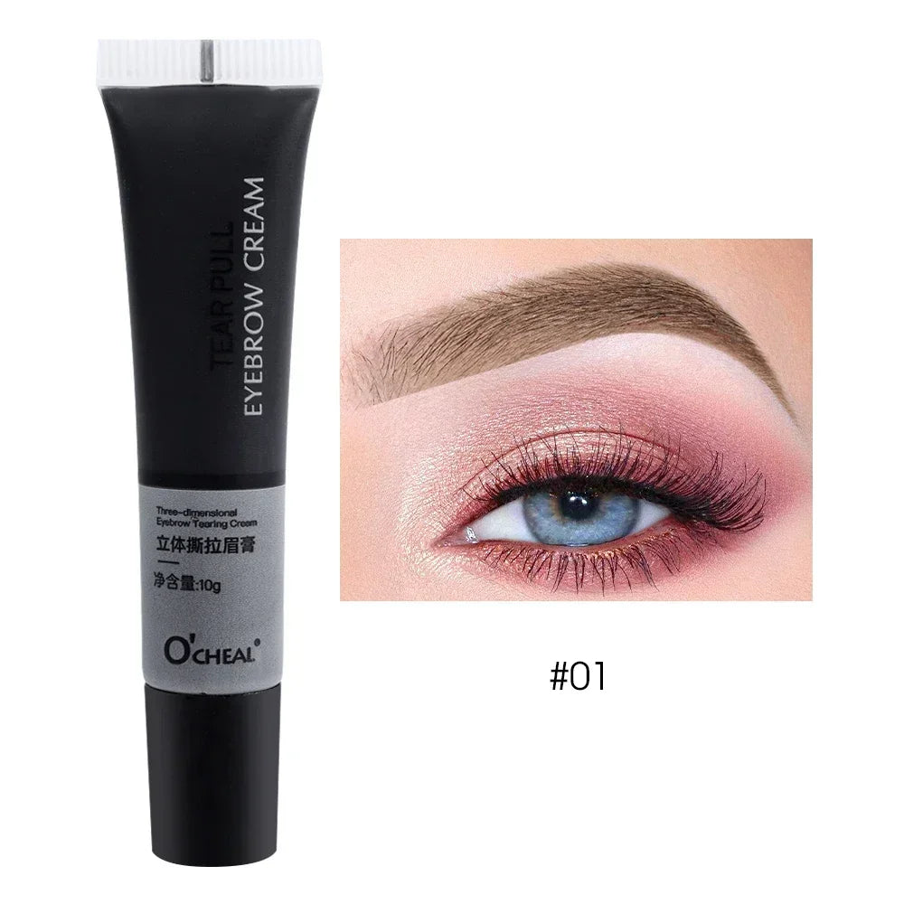 Waterproof Peel Off Eyebrow Gel Semi-Permanent Matte Eye Brow Tattoo Tint Dye Eyebrow Enhancer Cream Make Up Cosmetics화장품