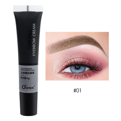 Waterproof Peel Off Eyebrow Gel Semi-Permanent Matte Eye Brow Tattoo Tint Dye Eyebrow Enhancer Cream Make Up Cosmetics화장품