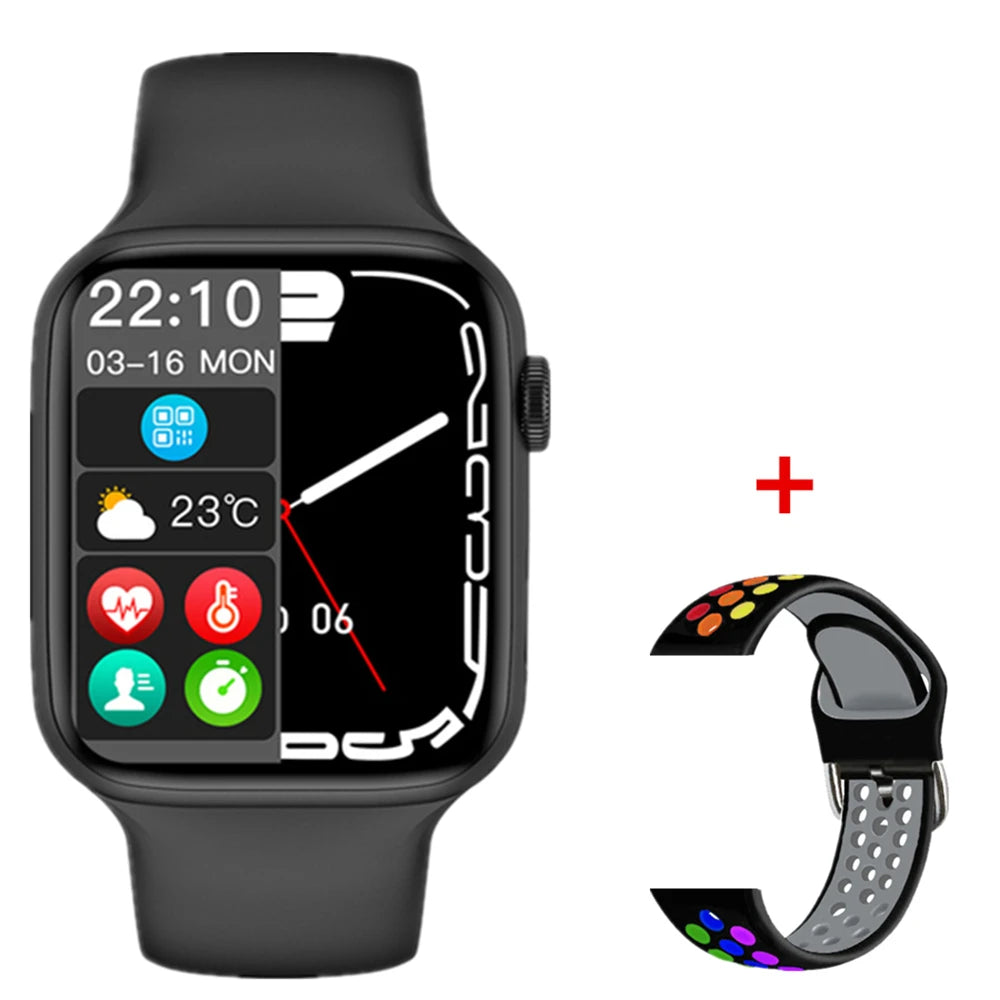 NEW Watch 10 Smart Watch Men Body Temperature BT Call NFC Always on Display GPS Sport Watches Smartwatch For iPhone Android