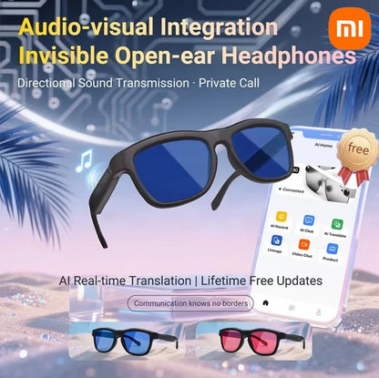 Xiaomi Smart Glasses AI Translation Slide Touch Color Change UV Protection Sunglasses Bluetooth Call Music Glasses For Men Women