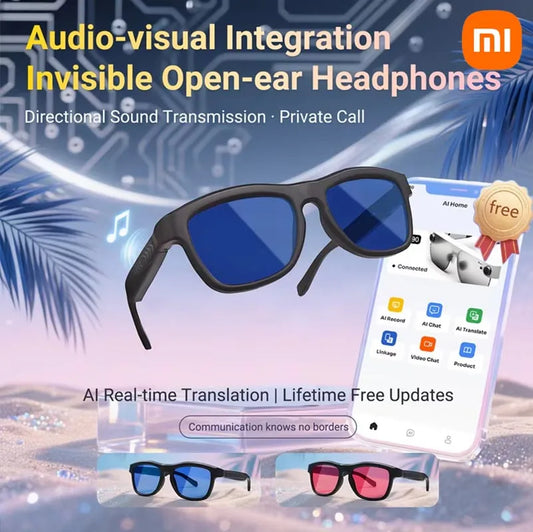 Xiaomi Smart Glasses AI Translation Slide Touch Color Change UV Protection Sunglasses Bluetooth Call Music Glasses For Men Women