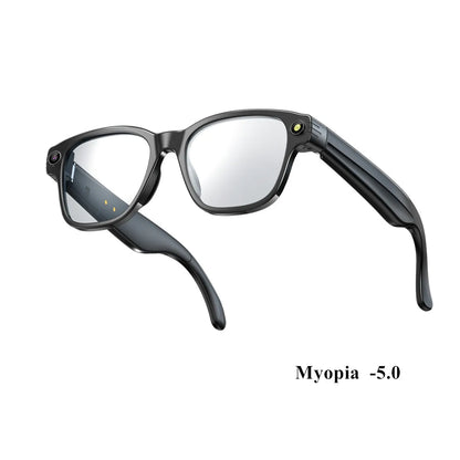 Smart Glasses Bluetooth with Video Camera Color-Change Lenses Prescription Lenses Wifi Transmission Photo 800W Camera AI Glasses