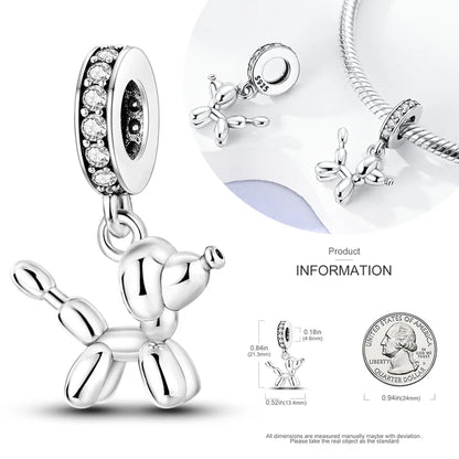 Hot Sale 925 Silver Charms Beads Perfume Animal Butterfly Pendants Fit Original Bracelet DIY Jewelry