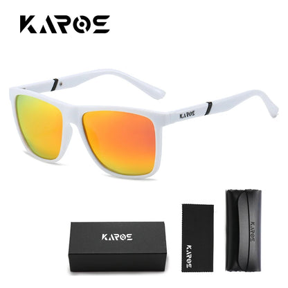 KAROS Polarized Sunglasses Driving Outdoor Travel Ultralight UV400 Eyewear Men Women Sports Fishing Mirror Sun Glassses YZ2015WB