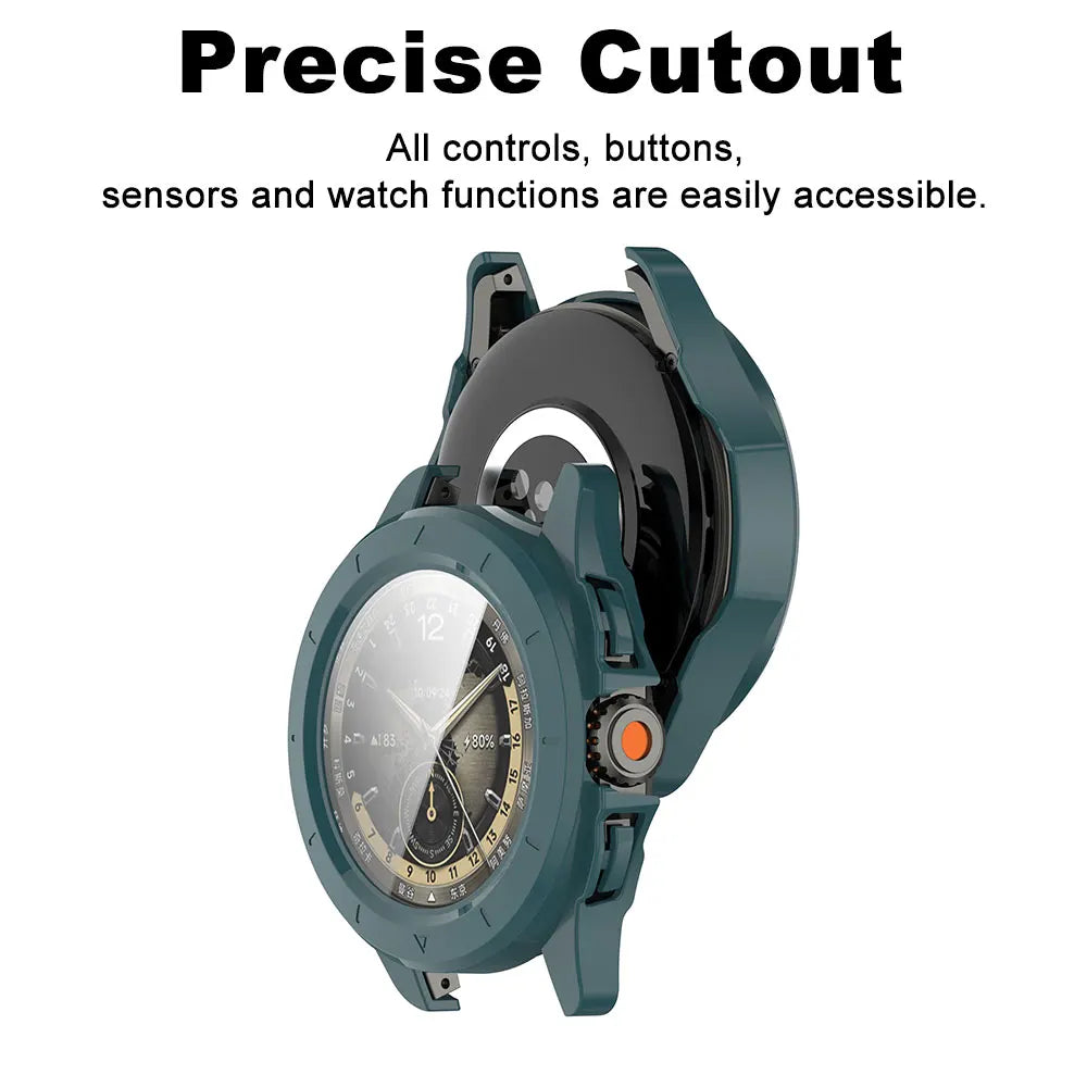 Tempered Glass + PC Case For Xiaomi Watch S4 Sport Full Screen Protector Bumper Cover Xiaomi Watch S4 Sport Smart Accessories