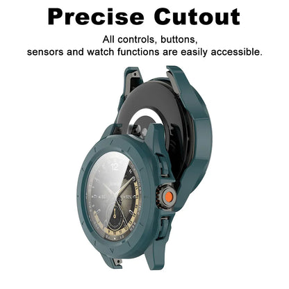 Tempered Glass + PC Case For Xiaomi Watch S4 Sport Full Screen Protector Bumper Cover Xiaomi Watch S4 Sport Smart Accessories