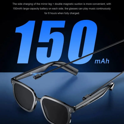 V1 PRO Camera Remote Shoot Smart Eye Glasses UV TWS Earbuds Touch Control Bone Conduction Headphones HIFI Smart Sunglasses