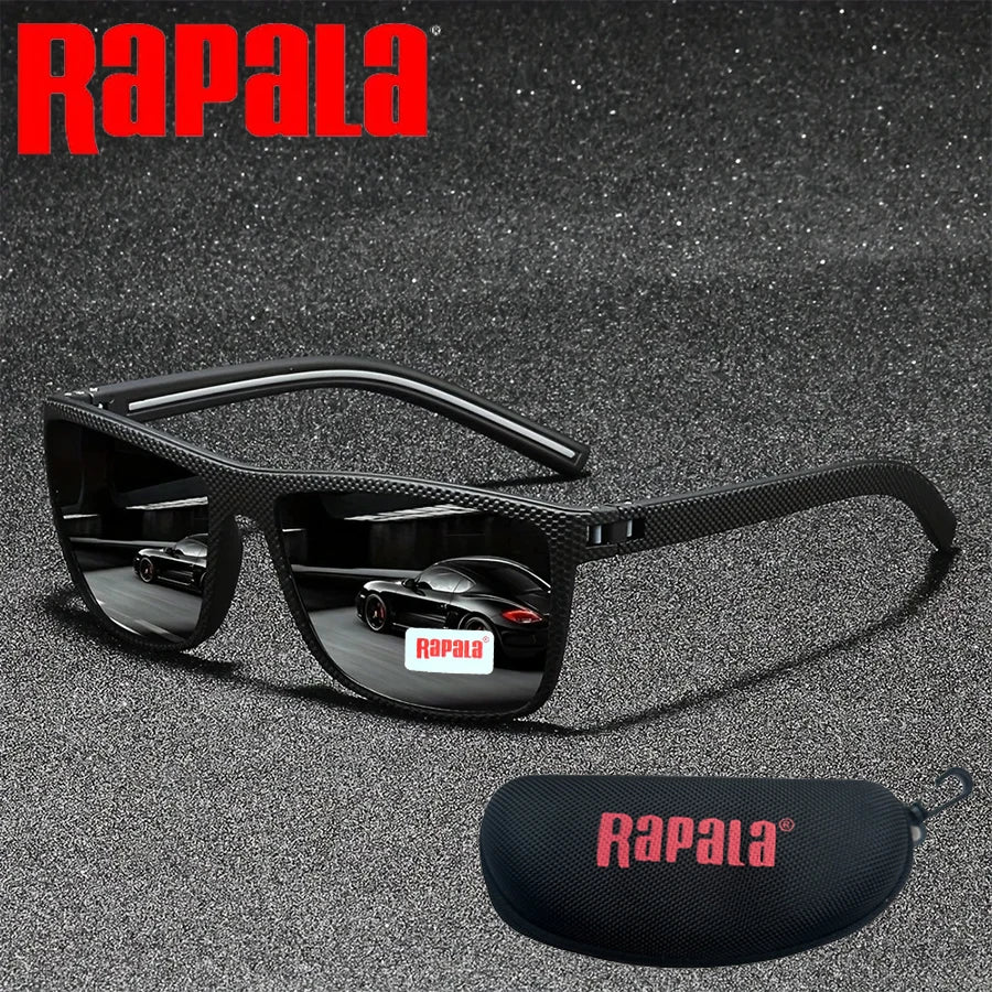 Rapala Fashion Square Polarized Sunglasses Men Women Driving Fishing Luxury Brand Designer Sun Glasses Driver's Eyewear UV400