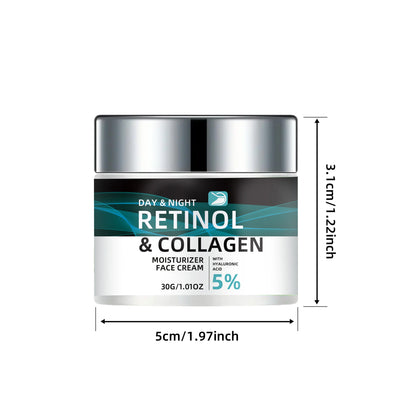Ottilavie Retinol Collagen Cream: Firming + Hydration, Face & Body Use, 1.76oz/1.06oz - Xmas/Valentine Gift (All Skin Types)