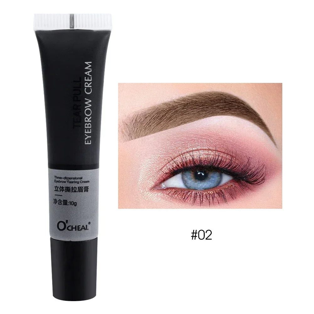 Waterproof Peel Off Eyebrow Gel Semi-Permanent Matte Eye Brow Tattoo Tint Dye Eyebrow Enhancer Cream Make Up Cosmetics화장품