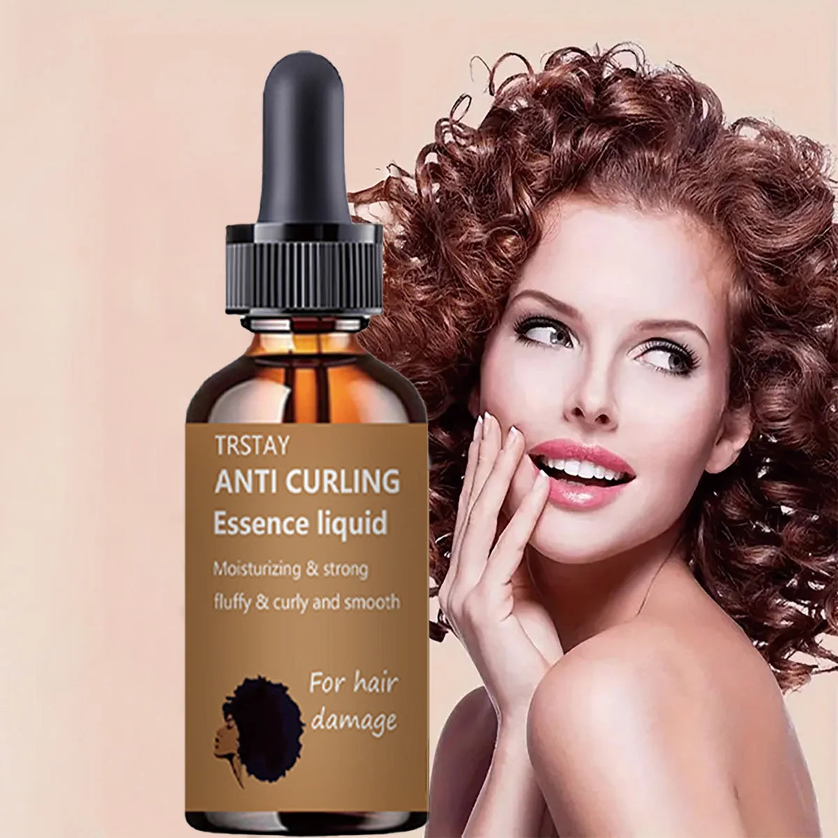 TRSTAY Hair Essence Rich in Argan Oil  Antioxidant Vitamins And Fatty Acids for Hair Treatment Moisturized Strong Fluffy Smooth
