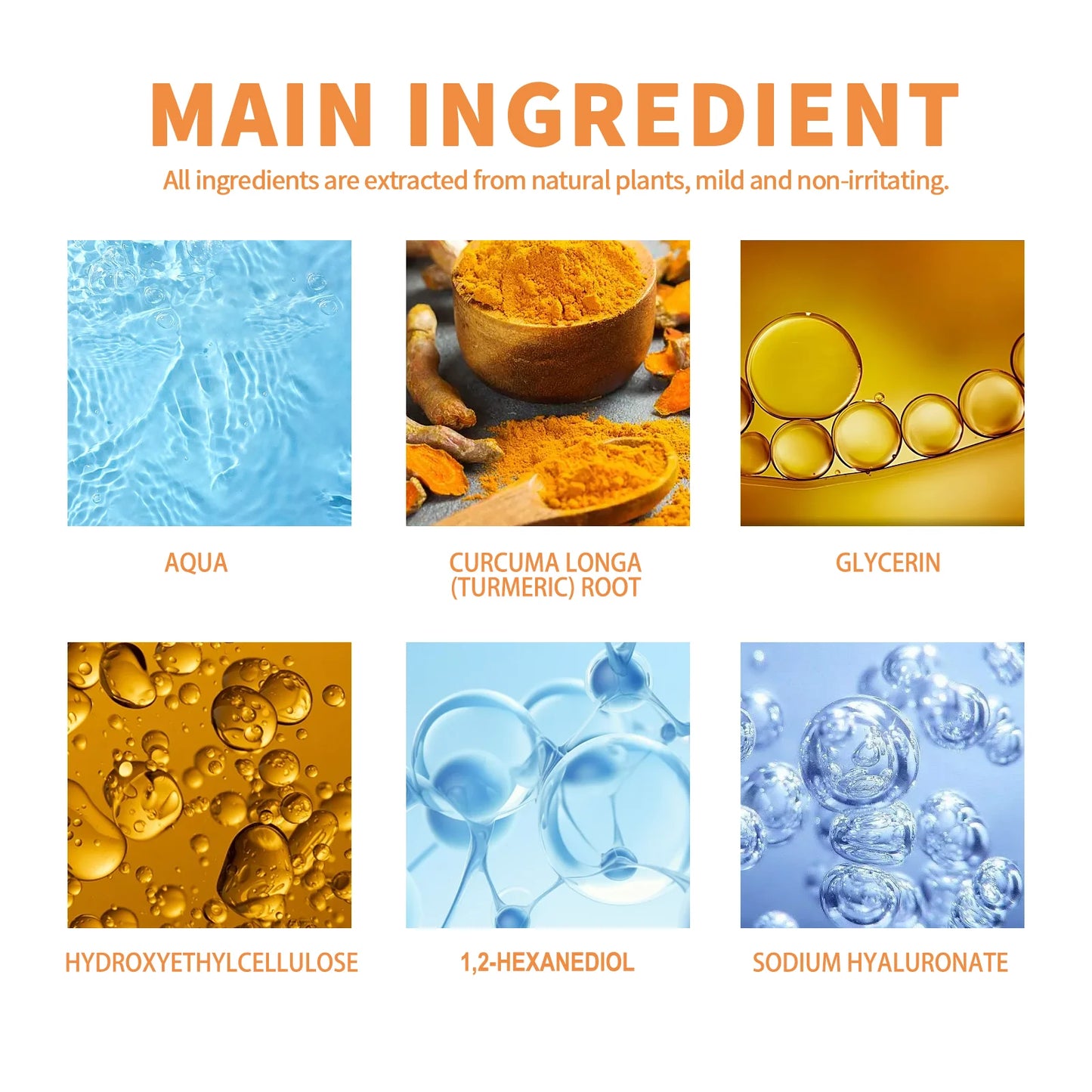 WEST MONTH Turmeric Anti-Oxidation Face Serum Creamy Easy-To-Use-Absorbent Texture Restore Skin Elasticity Hydration 30ml