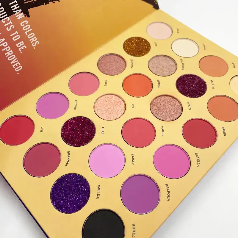 72-color book eyeshadow palette, three-layer 3D eyeshadow, pearlescent matte glitter palette All-in-OneComplete Makeup Kit