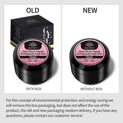 Born Pretty 15ml Aurora 3D Shaping Non Stick Hand Nail Extension Gel Soak Off UV LED For Nail Building Manicure Construction Gel