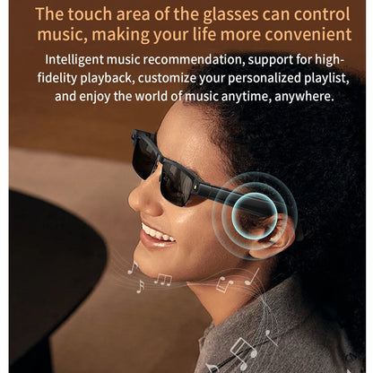 Smart Glasses Myopia Prescription 8MP HD Camera AI Object Recognition Anti Shake Video Recording Bluetooth Call Smart Eyeglasse