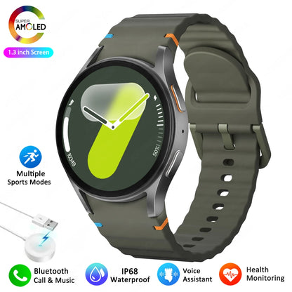 Watch 7 mini NFC GPS Smart Watch Women Health Sport Watch AMOLED Display Heart rate Games Bluetooth call Waterproof Men Watch