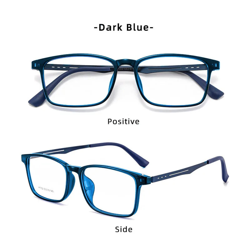 UVLAIK TR90 Titanium Square Glasses Frame Women Men Fashion Myopia Eyewear Urltralight Optical Prescription Eyeglasses Frame