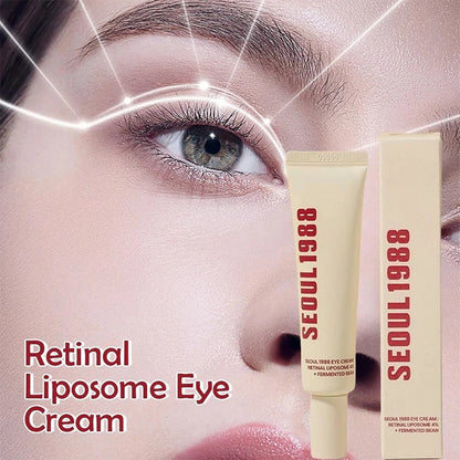 Instant Eye Bag Removal Cream SEOUL 1988 Retinol Anti-Wrinkle Lifting Firming Fade Fine Line Anti Dark Circle Puffiness Eye Care