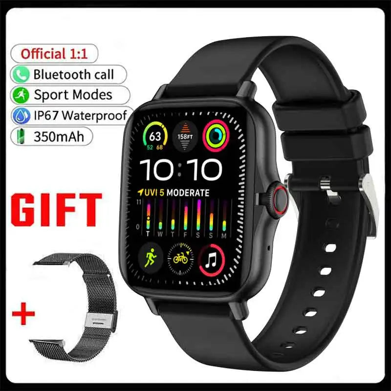 2024 Smart Watch For Men Women Gift Full Touch Screen Sports Fitness Watches Bluetooth Calls Digital Smartwatch Wristwatch