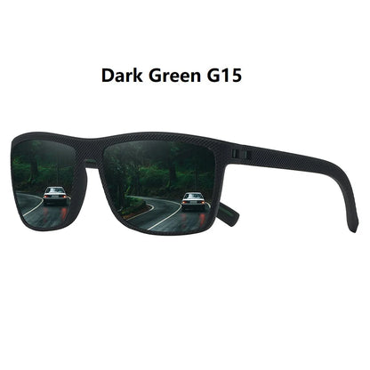 Fashion Vintage Check Pattern Square Sunglasses Men Women Fishing Driving Man Luxury Brand Designer Sun Glasses UV400 Eyewear