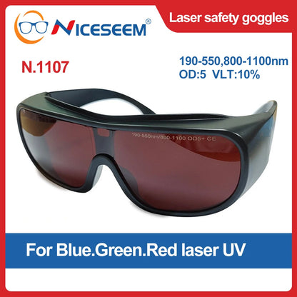 Professional Laser Safety Glasses Goggles 190nm-10600nm Eyewear Protective Eye Protection for Laser protective glasses certified