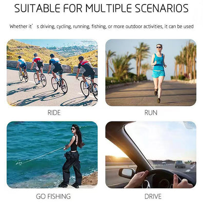 Smart Glasses WIFI 1080P Camera Outdoor Bicycle Motorcycle Security Protection Sunglasses Video Camera Polarized Lens Sports Cam