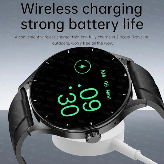 Fashion Smart Watch Plus 1.55 HD For Men And Women Bluetooth Call 3D UI Health Tracker Motion Trajectory Business Watch Original