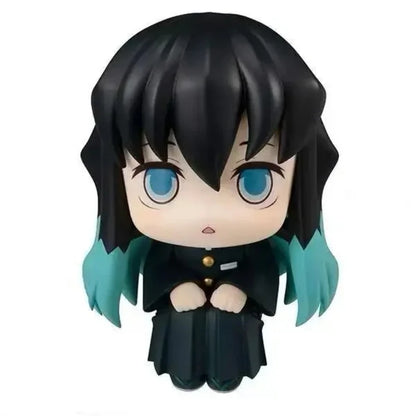 Kawaii Demon Slayer Anime Figures Iguro Obanai Tokitou Muichirou Kawaii Action Collectible Model Figures Toys For Boys
