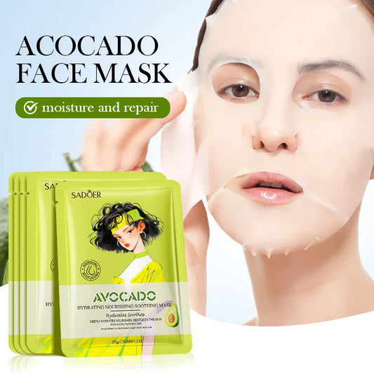 6Pcs Hydrating Nourishing Mask Skin Care Skincare Woman Masks Face Bubble Aloe Vera Original Gel Deep Collagen Korean