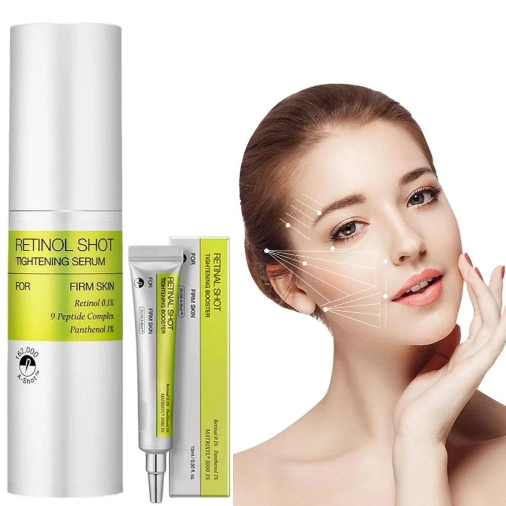 Retinol Shot Antioxidant Serum Shrink Pores Smooth Skin Care Collagen Hyaluronic Acid Moisturizing Serum Face Skin Care Makeup